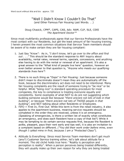 Is YOUR Service Team Playing Fair