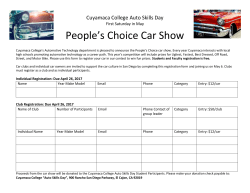 Peoples Choice Car Show