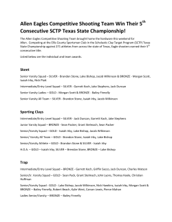 Allen Eagles Competitive Shooting Team Win Their 5