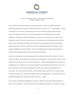 "It`s How You Play The Game" Notes