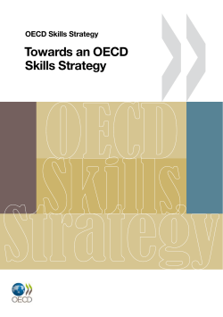 Towards an OECD Skills Strategy