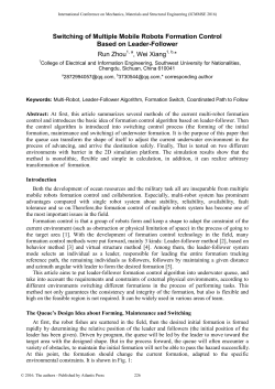 Switching of Multiple Mobile Robots Formation