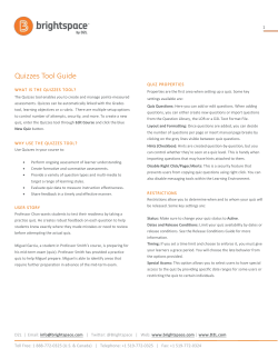 Document title - Brightspace Community