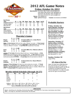 Game Notes