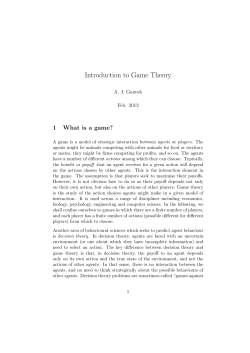 Introduction to Game Theory