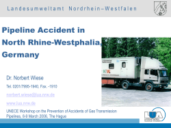 Dr. Norbert Wiese, Department: Plant Safety, Information