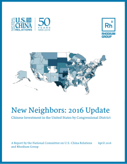 New Neighbors: 2016 Update - National Committee on United