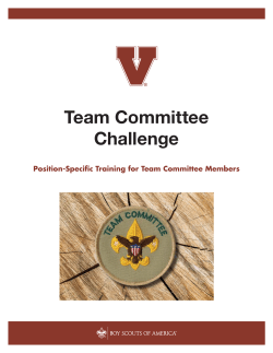 Team Committee Challenge