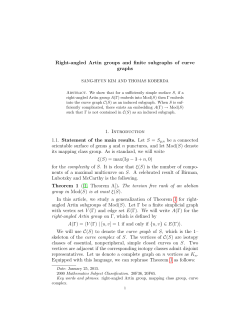 Right-angled Artin groups and finite subgraphs of