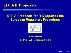 (PIM) Management and submission of CMC (Module 3)