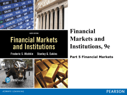 Financial Markets and Institutions, Ninth Edition