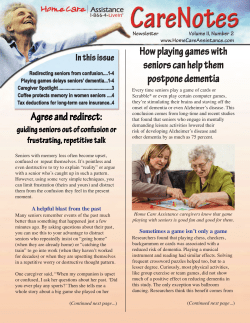 Agree and redirect: How playing games with seniors can help them