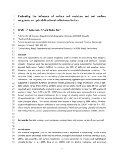 The influence of other in situ variables on