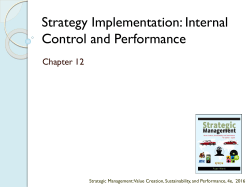What is Strategy? - Strategic Management 3e