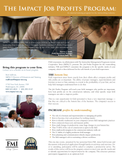 The Impact Job Profits Program