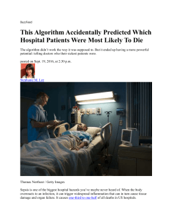 This Algorithm Accidentally Predicted Which Hospital Patients Were
