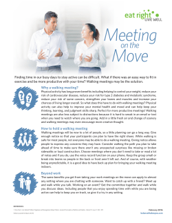 Meeting on the Move