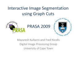 Interactive Image Segmentation using Graph cuts