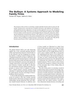 The Bulleye: A Systems Approach to Modeling