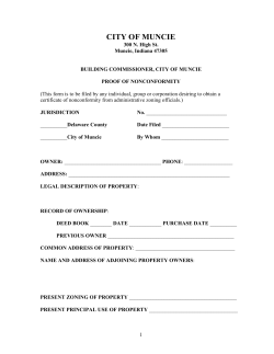 Proof of NonConformity