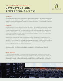 motivating and rewarding success