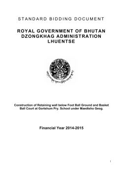 royal government of bhutan dzongkhag administration lhuentse