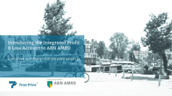Executive summary of three pilot projects