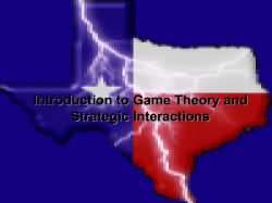 Game Theory