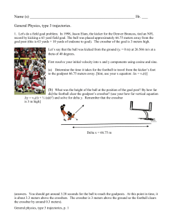 General Physics, type 3 trajectories.