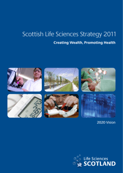 Scottish Life Sciences Strategy 2011