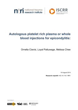 ISCRR Evidence Review Report Template