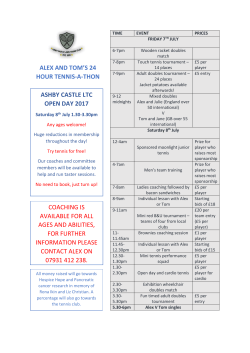 ashby castle ltc open day 2017