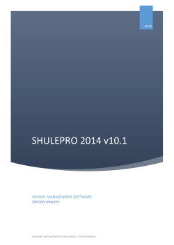 SHULEPRO 2014 v10.1