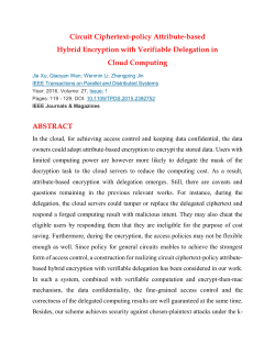 MODULES Cloud Storage Security Model Ciphertext