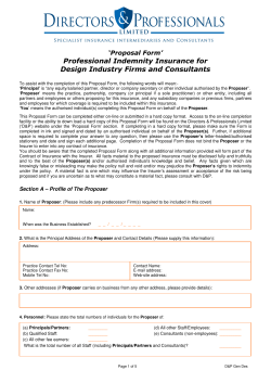 Professional Indemnity Insurance for Design Industry Firms and