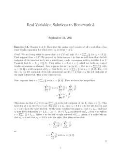 Real Variables: Solutions to Homework 3