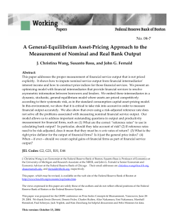 A General-Equilibrium Asset-Pricing Approach to the Measurement