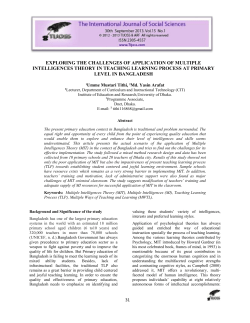 EXPLORING THE CHALLENGES OF APPLICATION OF MULTIPLE
