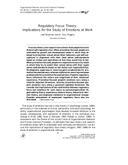 Organizational Behavior and Human Decision Processes