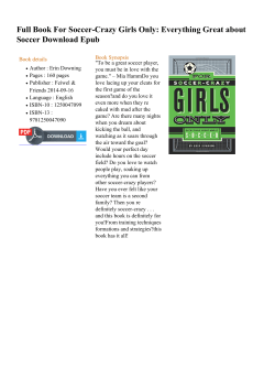 Full Book For Soccer-Crazy Girls Only: Everything