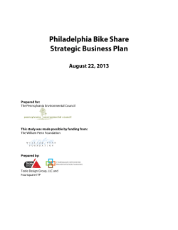 Business Plan - Bike Share Philadelphia