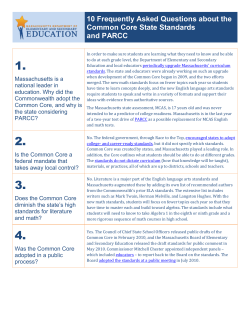 2017 MCAS Results - Massachusetts Comprehensive Assessment
