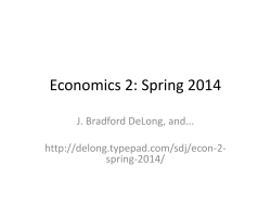 PowerPoint Presentation - Economics 1: Fall 2010