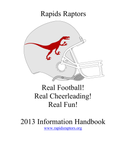 2013 Parent Information Packet