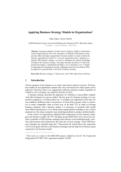 Applying Business Strategy Models in Organizations