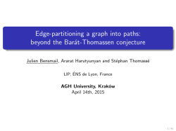 Edge-partitioning a graph into paths: beyond the