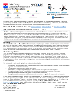 NACELink Internship Job Form
