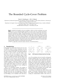 The Bounded Cycle-Cover Problem