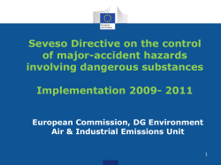 External emergency plans (EEPs)(upper-tier) - CIRCABC