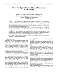 Diagnosing Structural Defects of Angular Contact